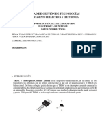 Triac Estructura Basica, de Curvas Caracteristicas de V-I Operación Fisica, Velocidad de Conmutacion