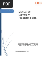 Manual de Normas y Procedimientos