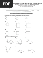 01 - 7 e 8 Ano - Lista de Exerc Área Das Figuras Planas