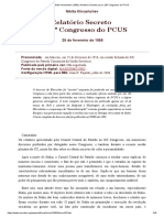 Nikita Khrushchev (1956) - Relatório Secreto para o 20º Congresso Do PCUS