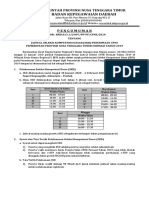 Pengumuman Lengkap Jadwal SKD 2020 PDF