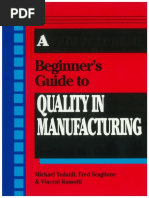 E-Book - A Beginner's Guide To Quality in Manufacturing