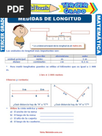 Ejercicios de Medidas de Longitud para Tercer Grado de Primaria