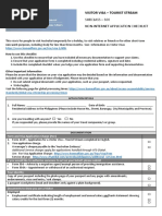 Australia Visa Checklist PDF