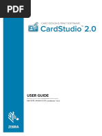 Zebra CardStudio2 UserGuide PDF