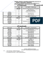 DIT 1st Term Exam 2020 Date Sheet (Theory & Practical)