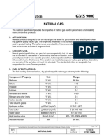 Gas Composition Requirements GMS9000