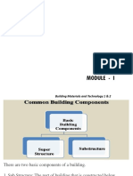 Building Materials and Technology 1 & 2 MODULE - I