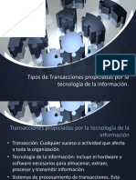 Tipos de Transacciones Propiciadas Por La Tecnología de La Información