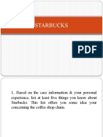 STARBUCKS Case Study