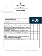 Rating Sheet For t1 To t3