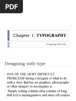 Chapter 1: TYPOGRAPHY: Designing With Type