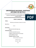 Informe de Post Cosecha