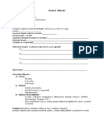 Proiect Didactic de Scurta Durata Sablon Matematica