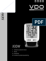 Manual VDO X3DW PDF