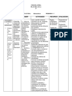 Plan de Aula Matematicas 5º