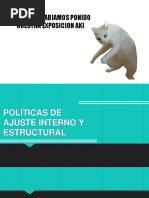 Políticas de Ajuste Interno y Estructural