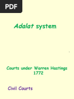 Adlat System, Regulating Act and Supreme Court