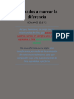 Llamados A Marcar La DIFERENCIA 2