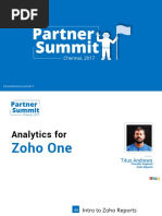 Analytics For Zoho One