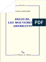 Deleuze Les Mouvements Aberrant (Extrait)