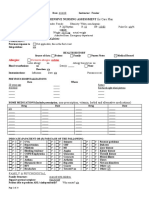 Comprehensive Nursing Assessment For Care Plan: Allergies