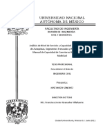 Tesis Analisis de Nivel de Servicio y Capacidad