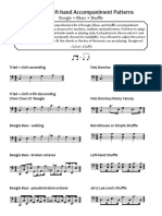 Index of Left Hand Piano Accompaniment