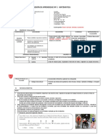 Sesiones de Apren Dizaje Matematica 4to 2019