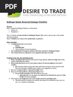 DTT Bollinger Bands Strategy Checklist