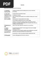 Check List - How Assignment A Will Be Assessed