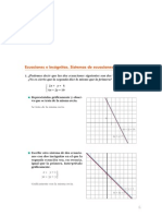 Matematicas Resueltos (Soluciones) Sistemas Ecuaciones - Metodo de Gauss 2º Bachillerato Opción B