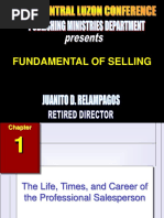 Chap01 - FUNDAMENTAL OF SALESMANSHIP