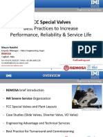 FCC Special Valves Best Practices To Increase Performance Reliability Service Life Natalini Remosa FCCU Galveston 2014