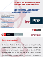 Taller de Induccion Nuevos Proyectos