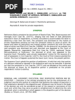 Legal Research Pelejo vs. Court of Appeals, G.R. No. 60800, August 31, 1982, 116 SCRA 406 November 19, 2019 CASE DIGEST