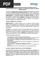 Acta de Compromiso Interinstitucional (Shupluy)