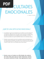 Dificultades Emocionales