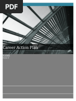 Student Example - Career Action Plan Assignment