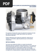 Calibración de Cuerpo de Aceleración Electrónico Sin Scanner - Completo