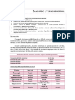 Sangrado Uterino Anormal