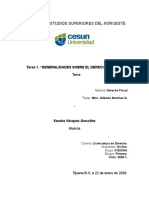 Tarea 1 Resuelva El Siguiente Cuestionario de Derecho Fiscal