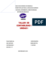 Contabilidad I Taller Unidad I