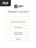 Material de Ensenşanza Taller de Habilidades Gerenciales I 2012 1 PDF