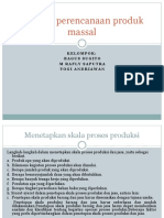 Analisis Perencanaan Produk Massal