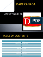 DARE CANADA Marketing Plan