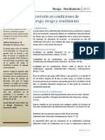 Riesgo - Rendimiento PDF