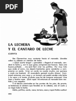 La Lechera y El Cántaro de Leche Cuento