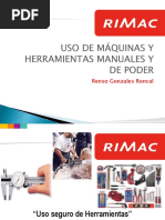 Uso de Máquinas y Herramientas Manuales y de Poder