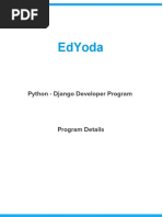 EdYoda - Python Django Developer Program